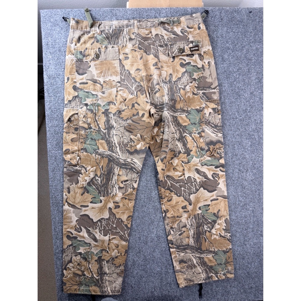 Ranger Mens XL Camo Cargo Pants Advantage Timber Leaf Hunting Tactical XLARGE